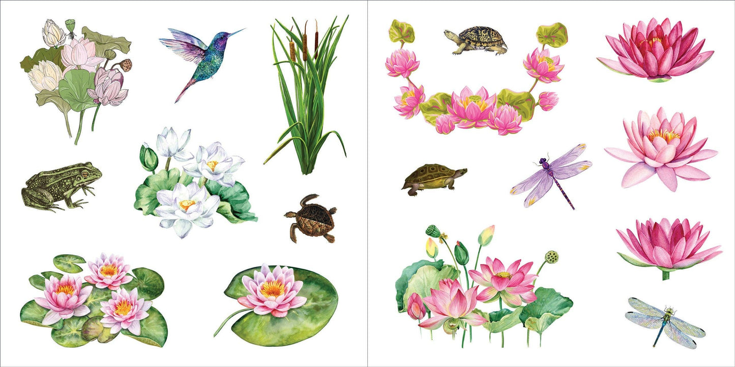 Peter Pauper Press - Bunches of Botanicals Sticker Book (500 stickers)