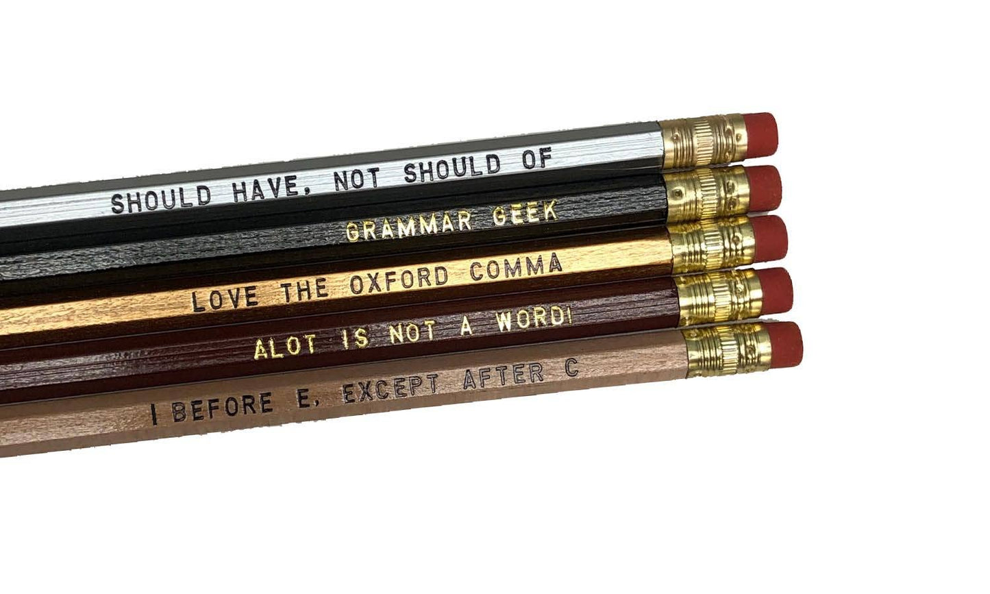 Fly Paper Products - Grammar Pencil Set