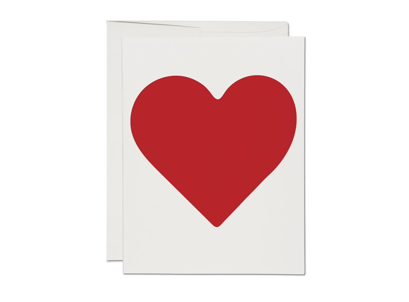 Red Cap Cards - Huge Heart love greeting card