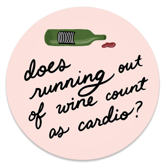 Slightly Stationery - Out of Wine Sticker