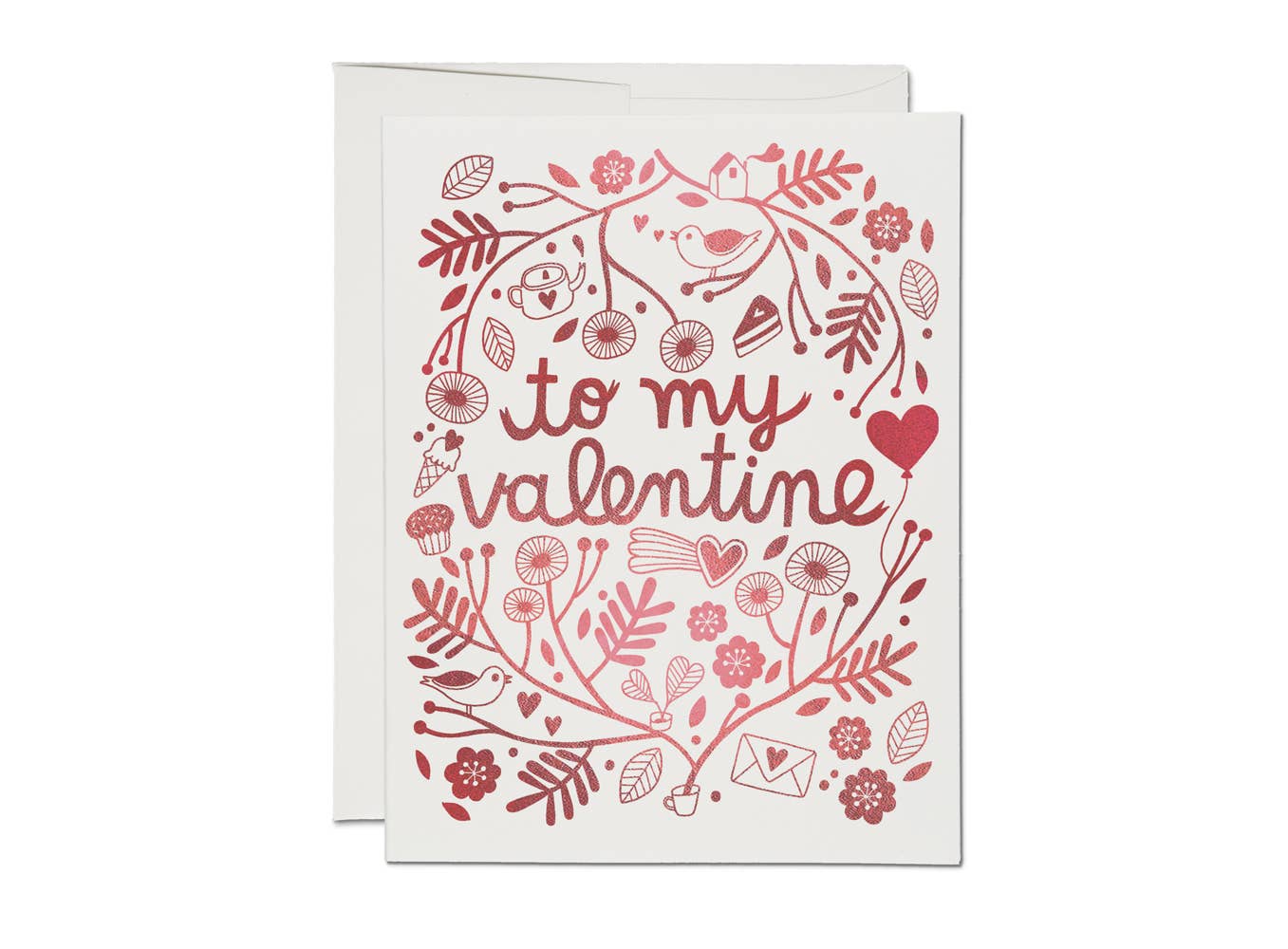 Red Cap Cards - Treats for Valentine