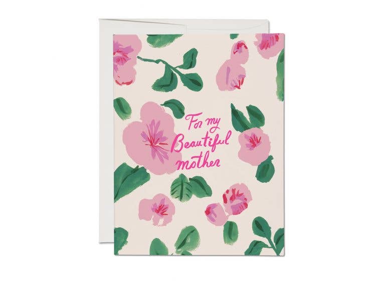 Red Cap Cards - Beautiful Mother Rose