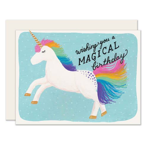 Slightly Stationery - Birthday Unicorn