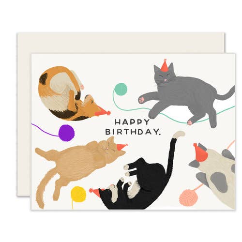 Slightly Stationery - Cats Birthday