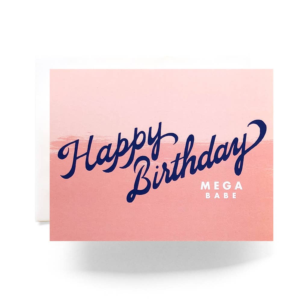 Antiquaria - Mega Babe Birthday Greeting Card