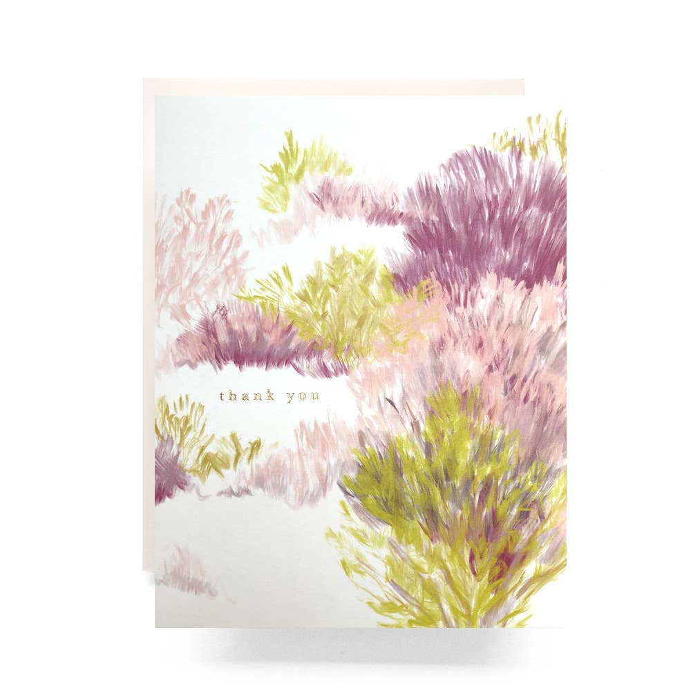 Antiquaria - Heathered Thank You Card