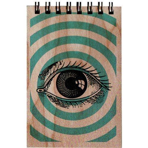 Spitfire Girl - Wood Notepad - Eye