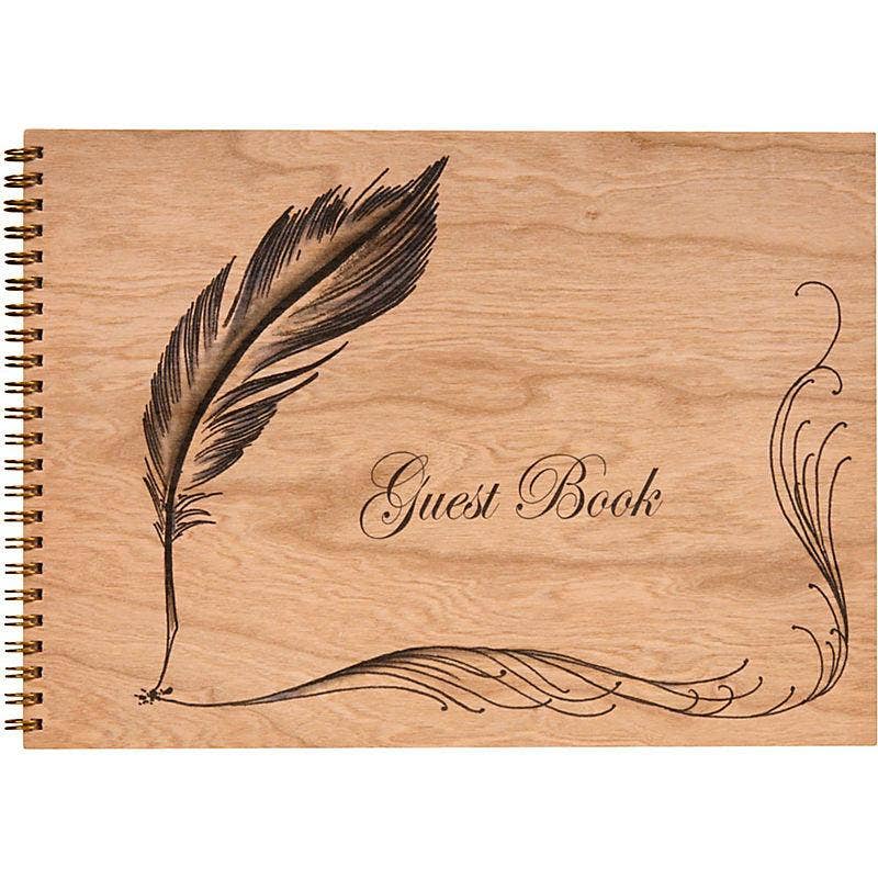 Spitfire Girl - Medium Wood Bound Journal - Quill Guest