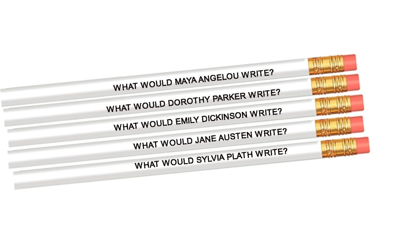 Fly Paper Products - Famous Women Writers Pencils
