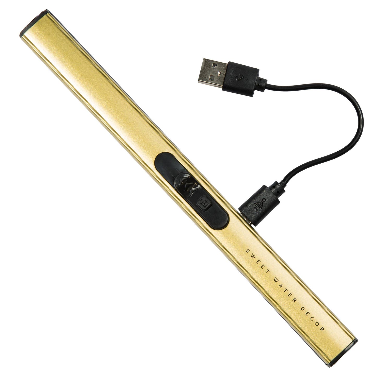 Sweet Water Decor - Gold Rechargeable Electric Lighter - Home Decor & Gift
