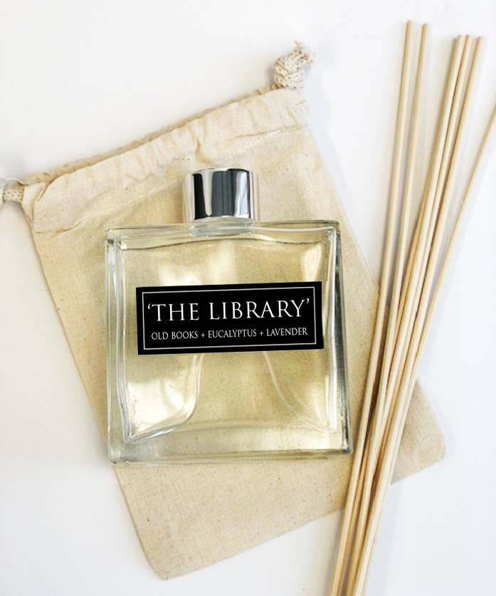 Fly Paper Products - The Library - 7oz Glass Reed Diffuser