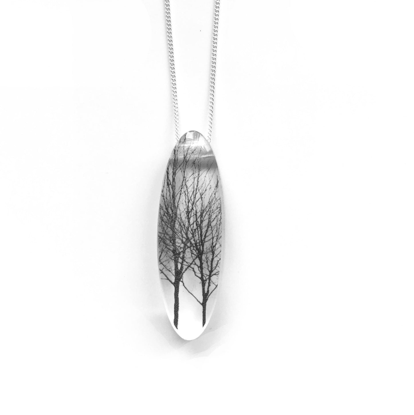 Black Drop Designs - Oval Tree Necklace