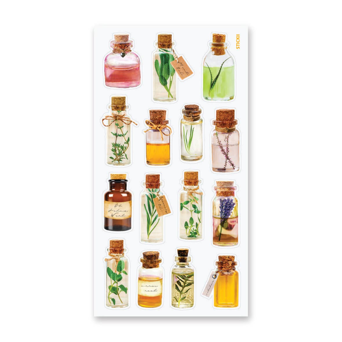 STICKII - Herb Bottles Sticker Sheet