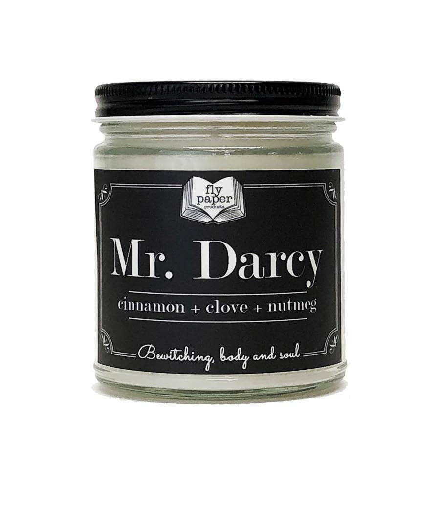 Mr. Darcy 9 oz Glass Soy Candle