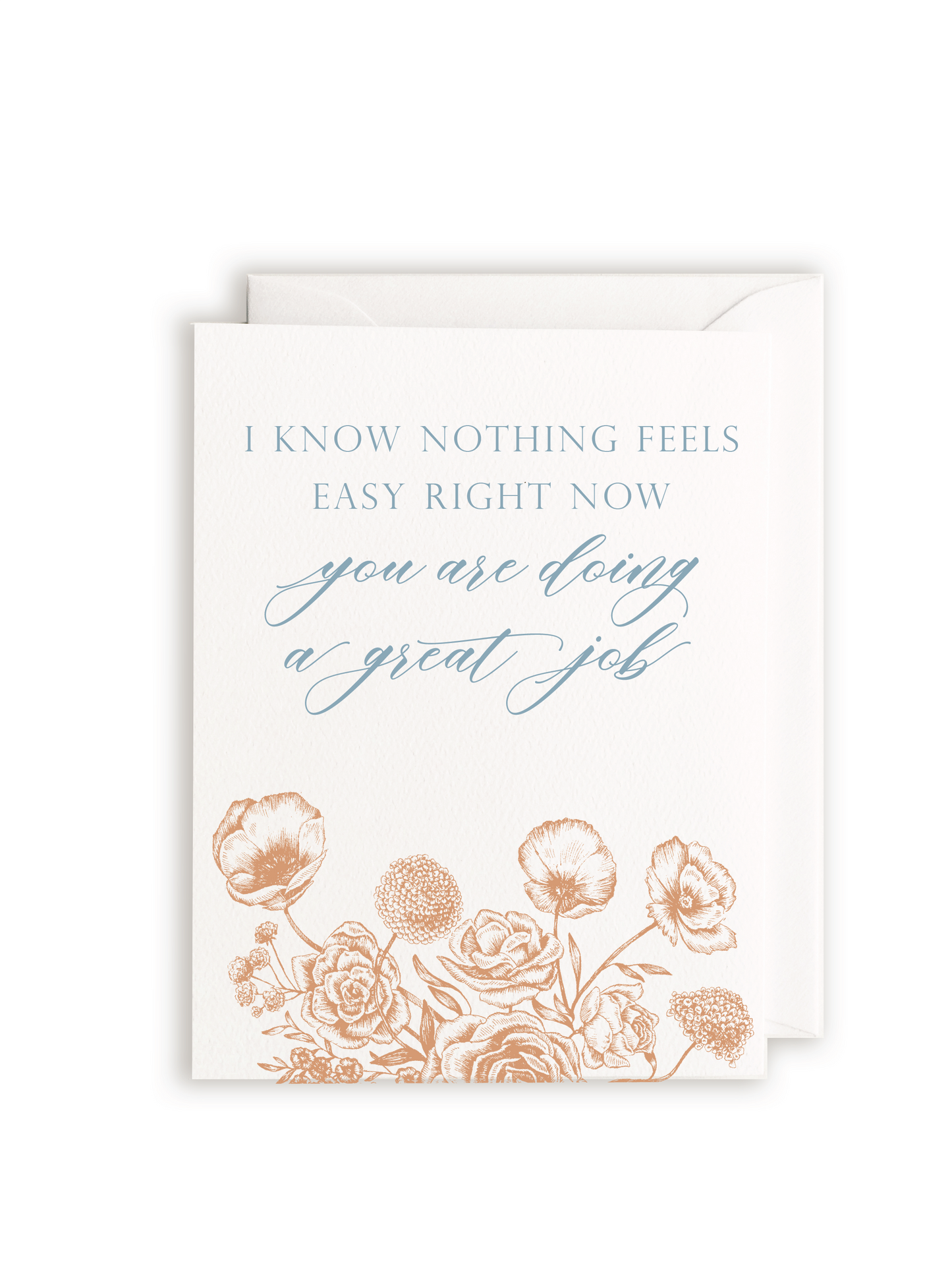 You're Doing a Great Job - Encouragement Greeting Card - Rust Belt Love Paperie