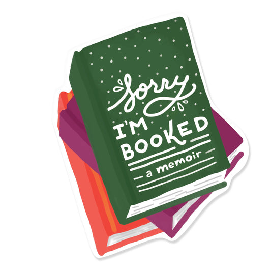 Slightly Stationery - Booked Sticker