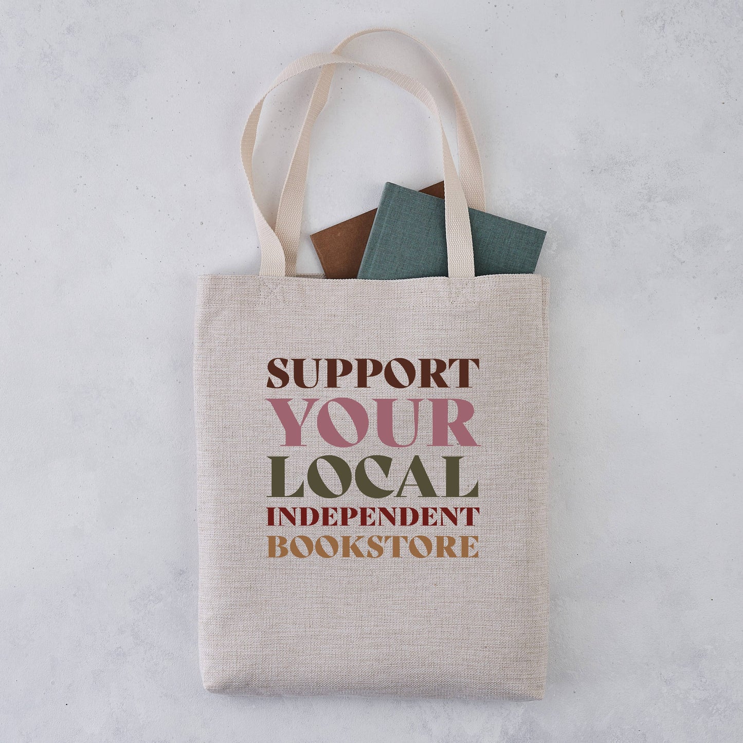 Bookishly - Support Your Bookstore Tote Bag
