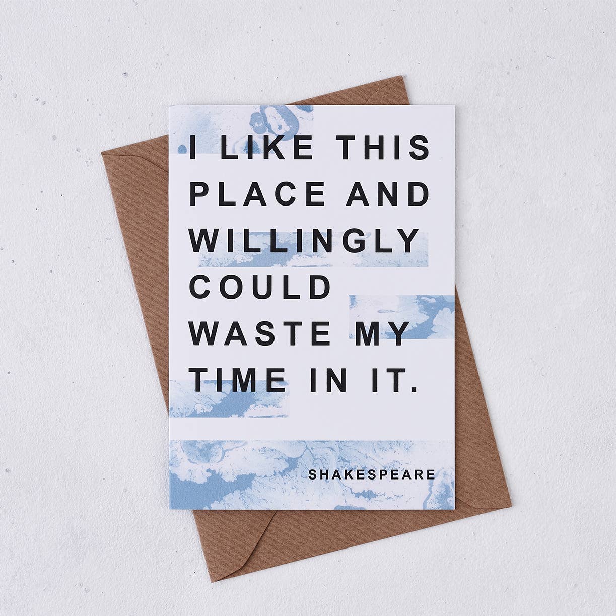Bookishly - I Like This Place Shakespeare New Home Card