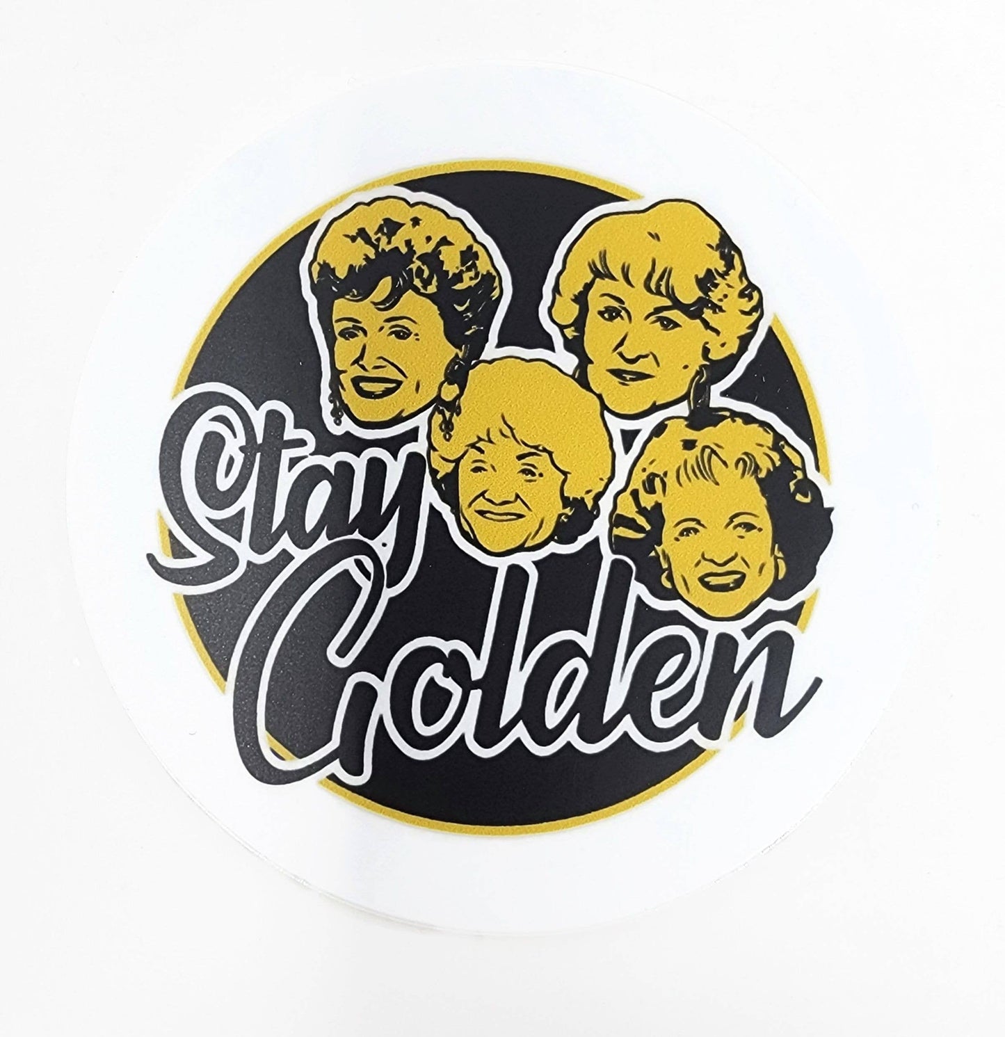 Candlelit Desserts - Vinyl Sticker - Golden Girls Stay Golden