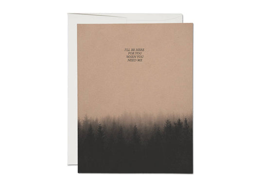 Red Cap Cards - I'll Be Here friendship greeting card