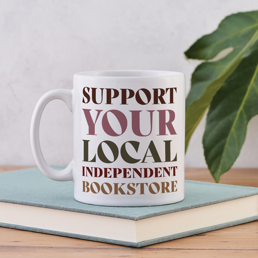 Bookishly - Support your Local Independent Bookstore Mug
