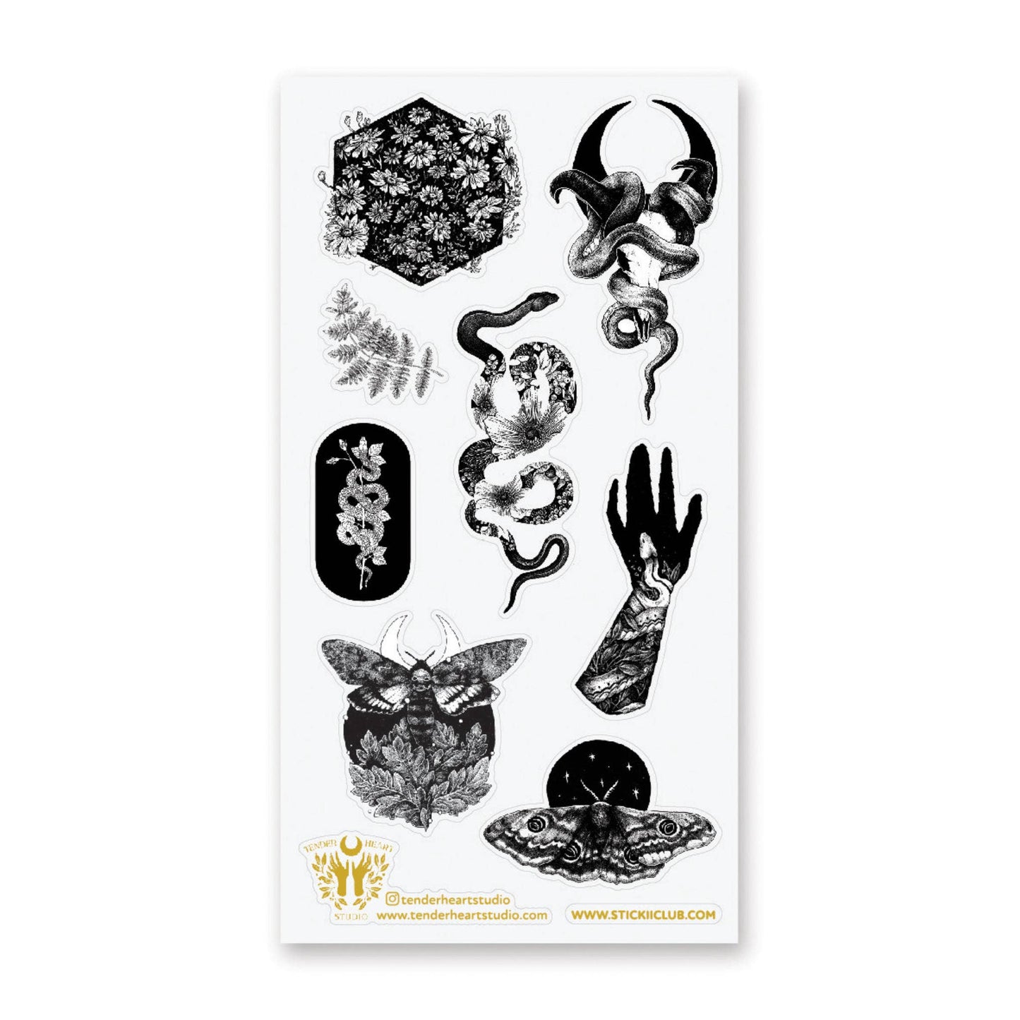 STICKII - Nocturnal Nature Sticker Sheet