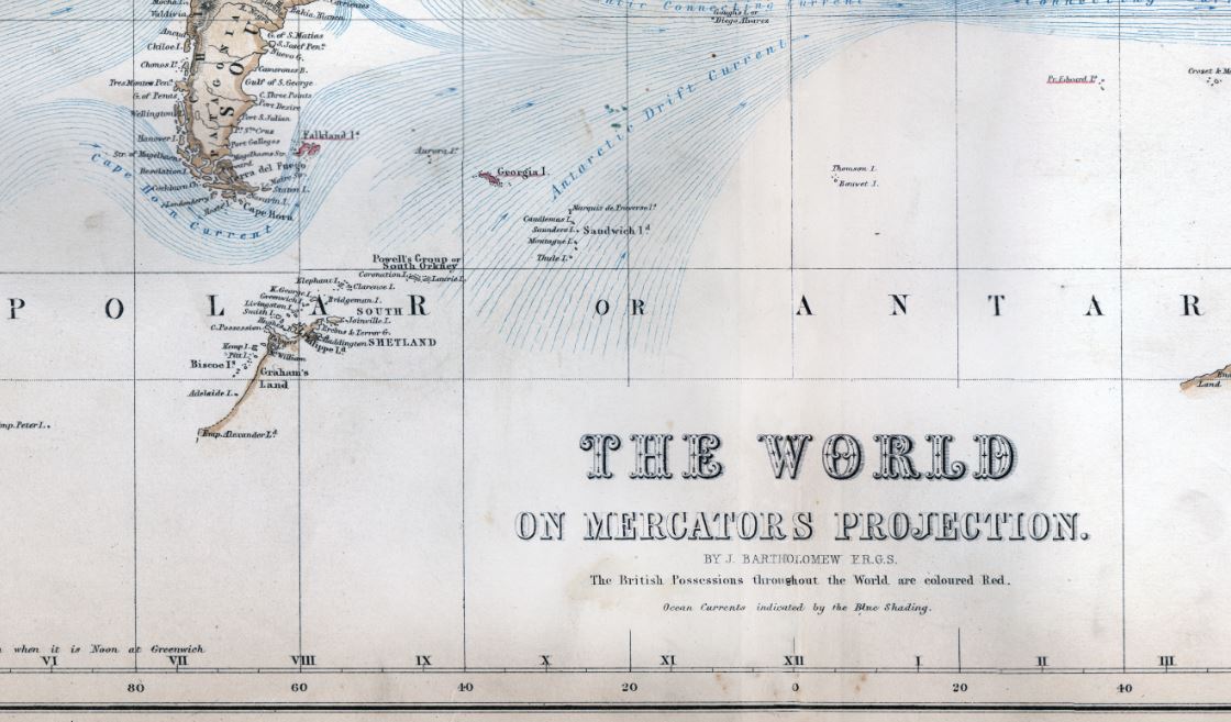 The World on Mercator’s Projection - Print - Stomping Grounds