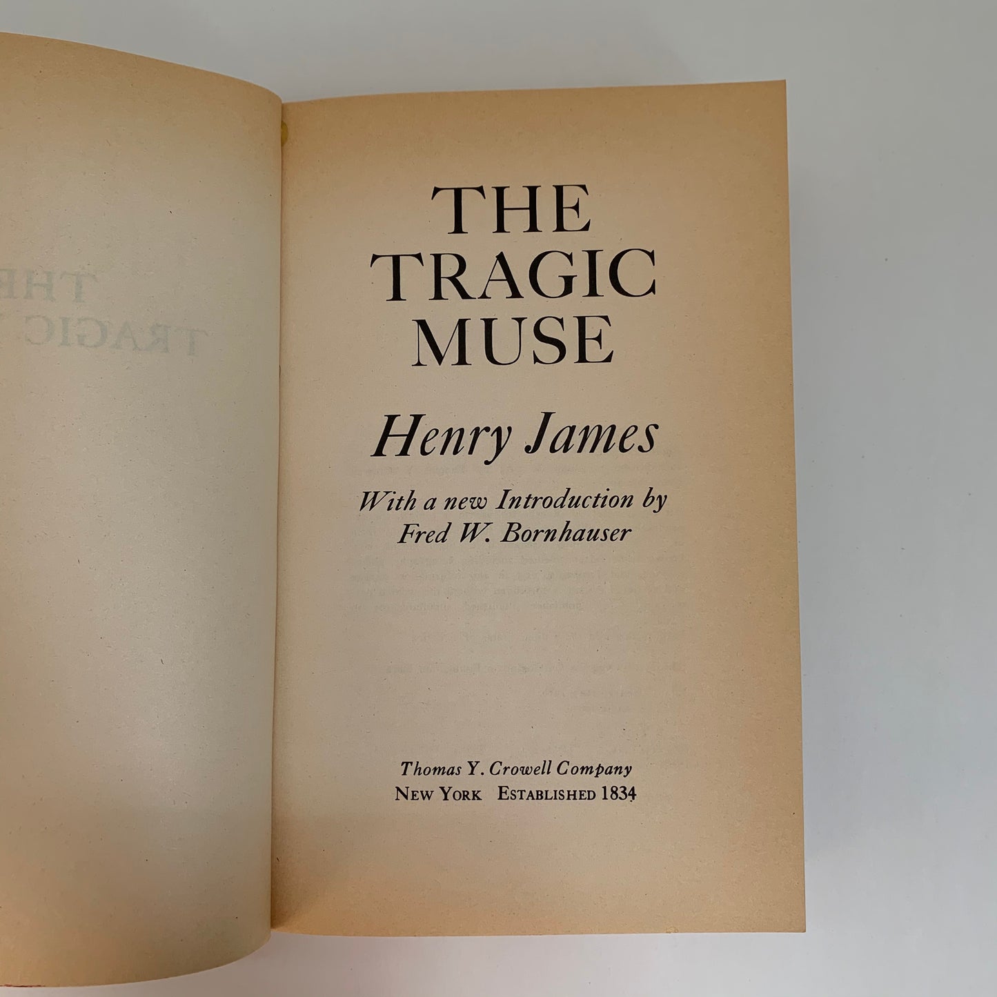Vintage Book- The Tragic Muse by Henry James