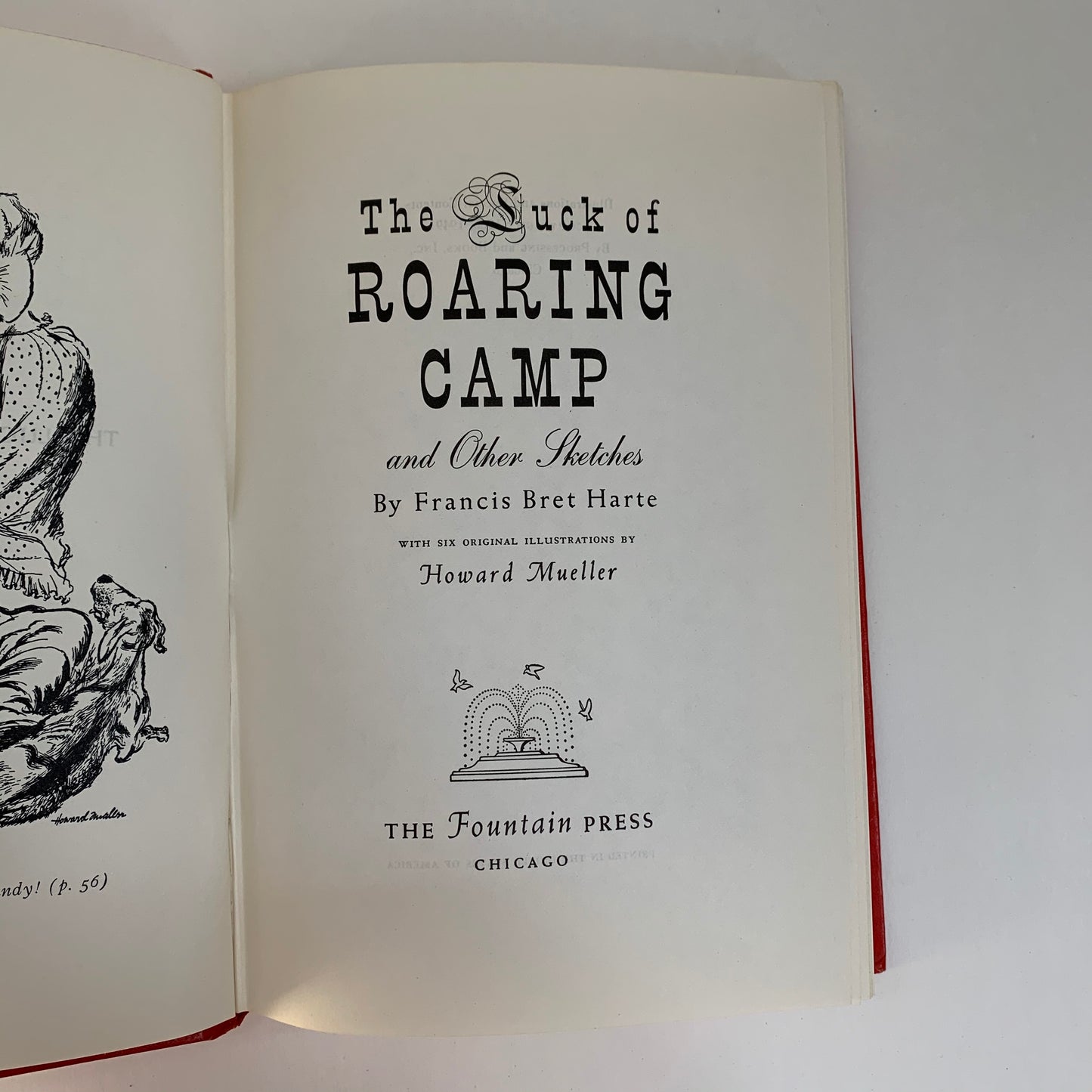 Vintage Book- The of Roaring Camp by Francis Bret Harte