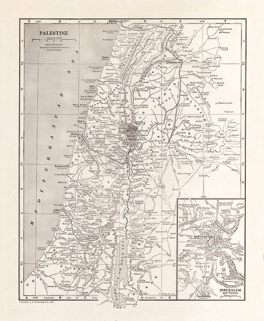 Map of Palestine - Print - Stomping Grounds
