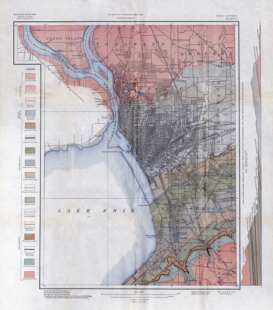 Geological Map of the Buffalo Quadrangle - Print - Stomping Grounds