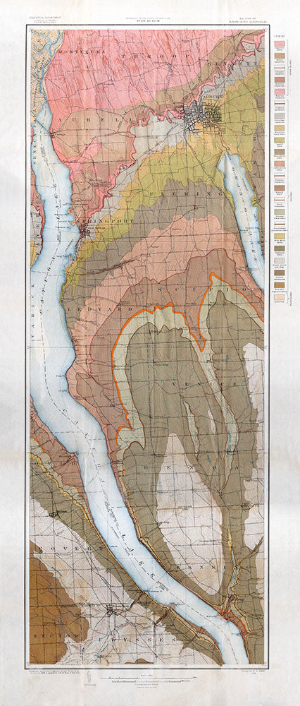 Geological Map of the Auburn – Genoa Quadrangles - Print - Stomping Grounds
