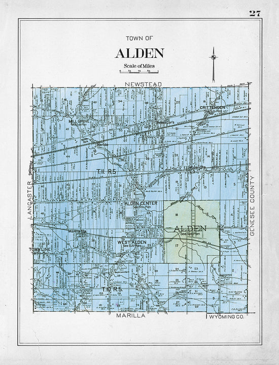 Town of Alden, New York Map Stomping Grounds