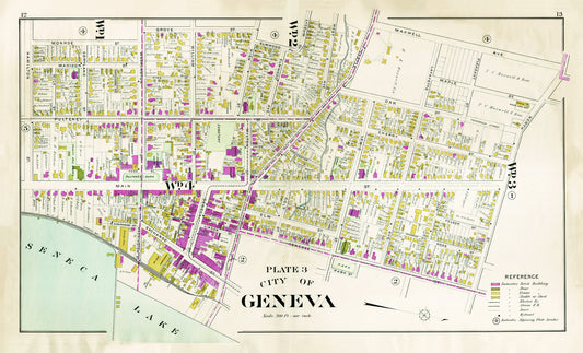 City of Geneva, New York - Plate 3 - Print - Stomping Grounds