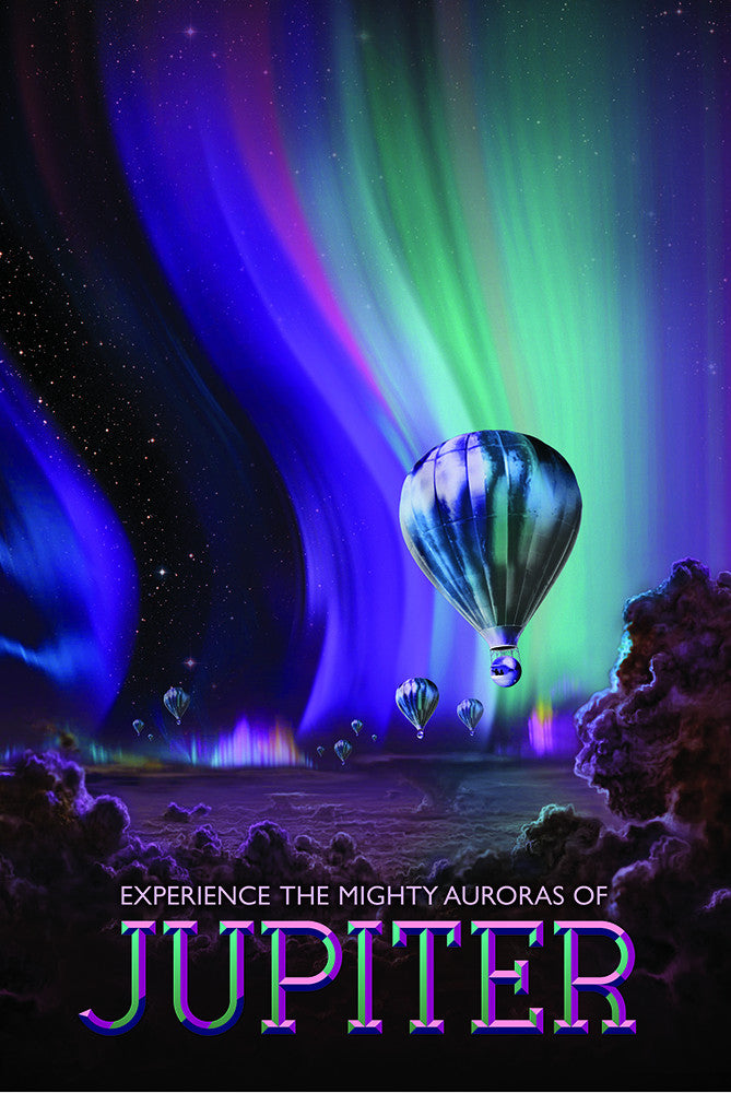 Jupiter – NASA JPL Space Travel Poster - Print - Stomping Grounds
