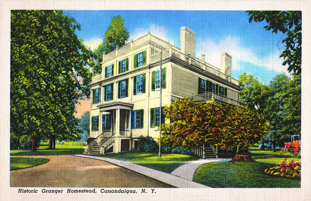 Historic Granger Homestead, Canandaigua, NY - Print - Stomping Grounds
