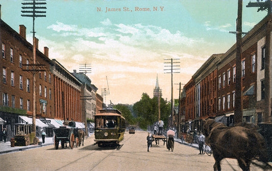 North Saint James Street, Rome NY - Print - Stomping Grounds