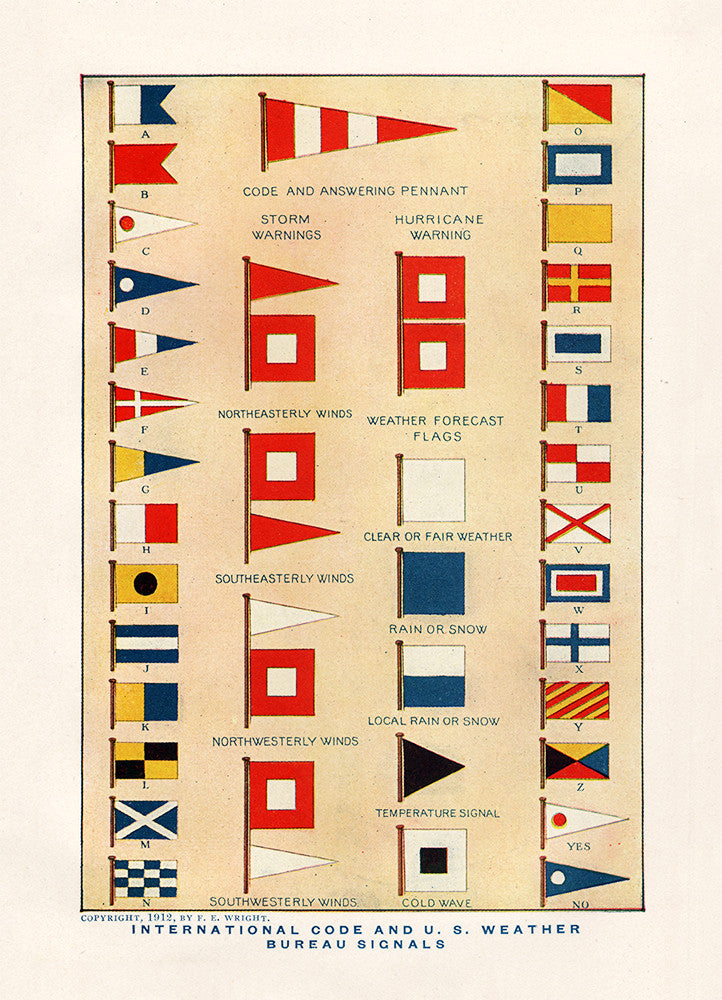 Nautical Flags - Print - Stomping Grounds