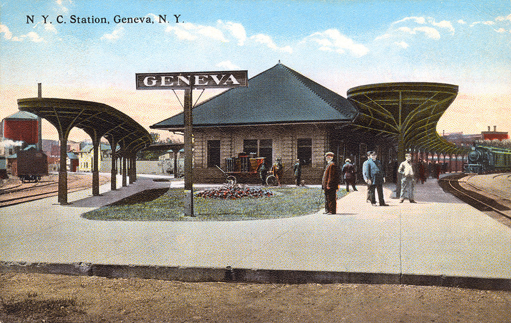 New York Central Station, Geneva, NY - Print - Stomping Grounds