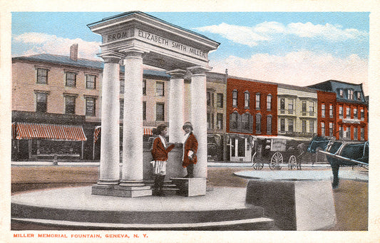 Miller Memorial Fountain, Geneva, NY - Print - Stomping Grounds