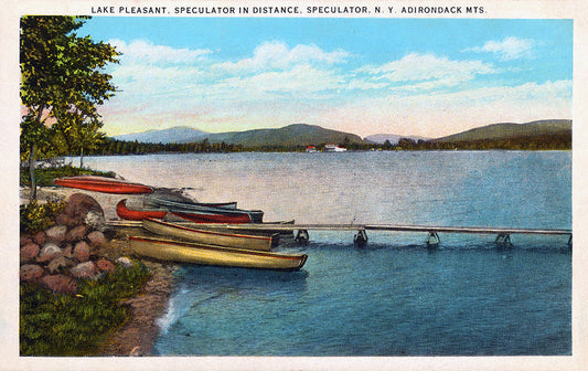 Lake Pleasant, Spectacular in Distance, Spectacular, New York- Adirondack Mountains - Print - Stomping Grounds