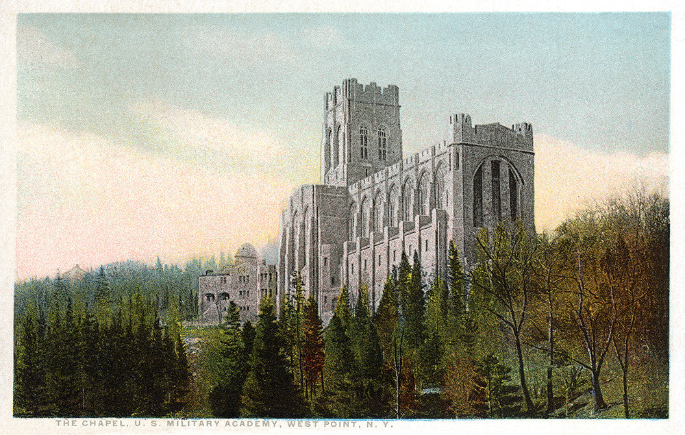 The Chapel, US Military Academy, West Point, NY - Print - Stomping Grounds