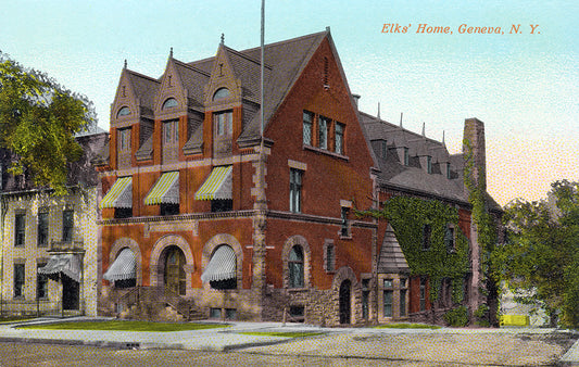 Elks’ Home, Geneva, NY - Print - Stomping Grounds