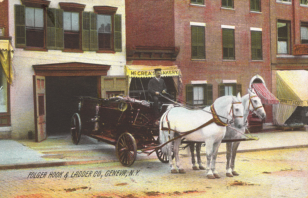 Folger Hook & Ladder Co., Geneva, NY - Print - Stomping Grounds