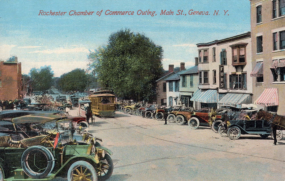 Rochester Chamber of Commerce Outing, Main St., Geneva, NY - Print - Stomping Grounds