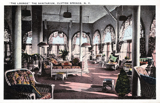 "The Lounge" The Sanitarium, Clifton Springs NY - Print - Stomping Grounds