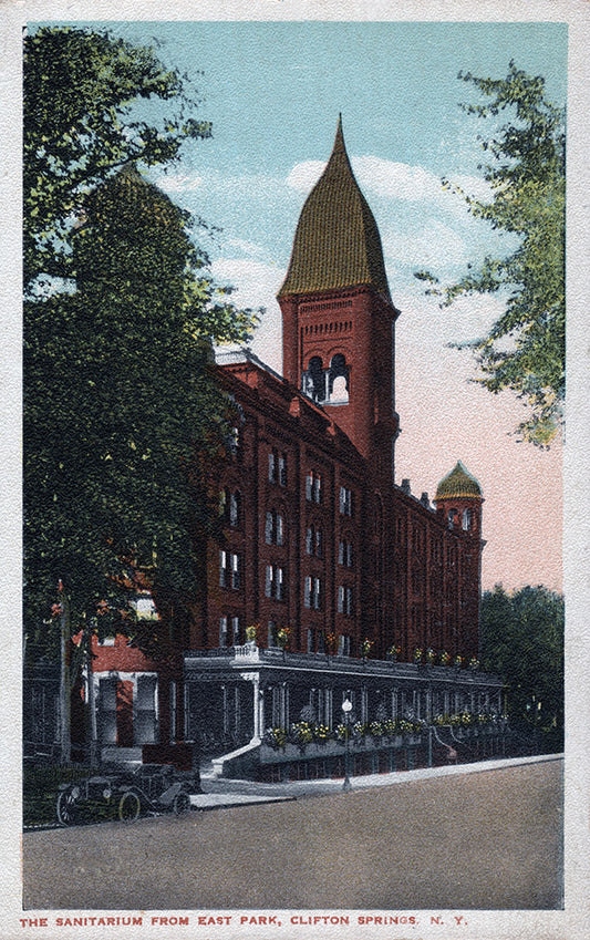 The Sanitarium from East Park, Clifton Springs, NY - Print - Stomping Grounds