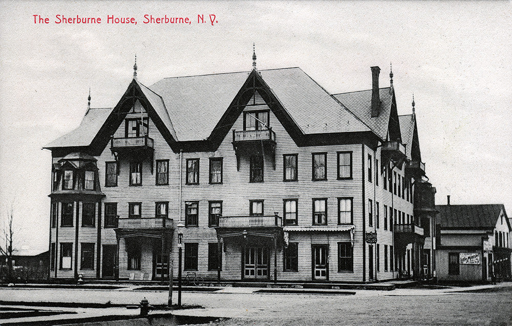 The Sherburne Building, Sherburne, NY - Print - Stomping Grounds