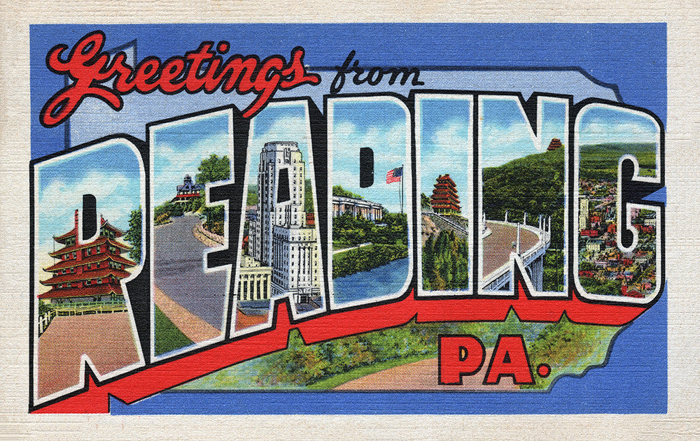 Greetings From Reading, PA - Print - Stomping Grounds