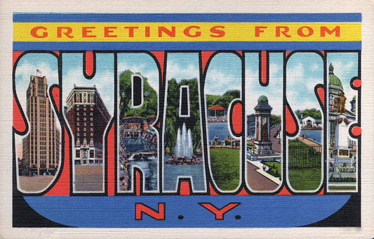 Greetings From Syracuse, NY II - Print - Stomping Grounds